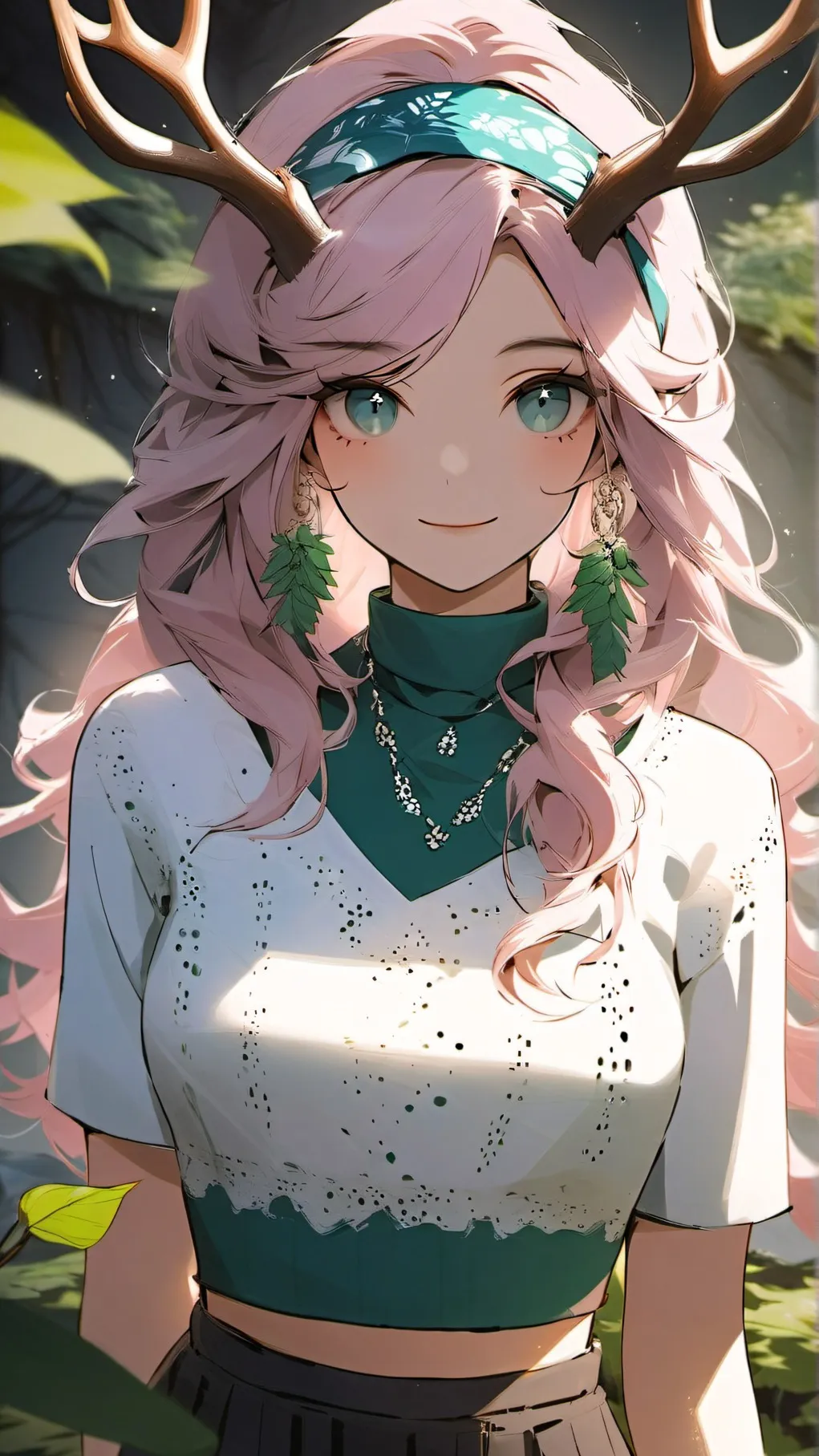 ai character: Leaf  background