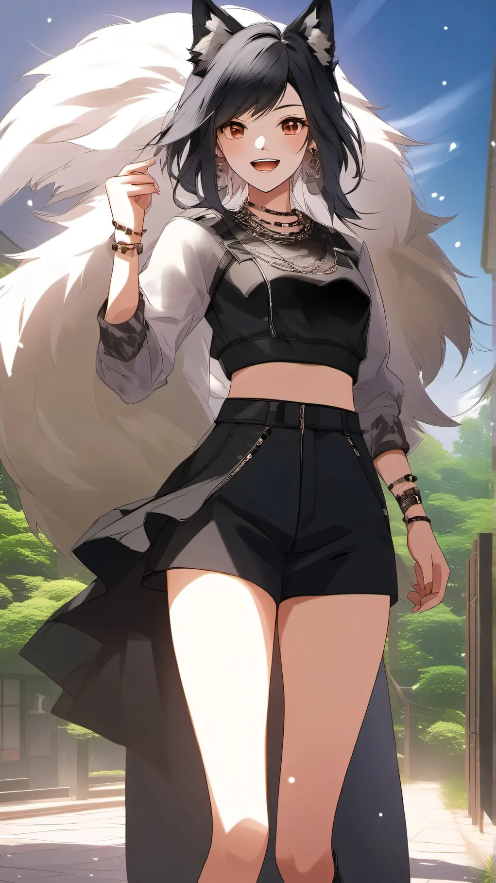 ai character: Luna background