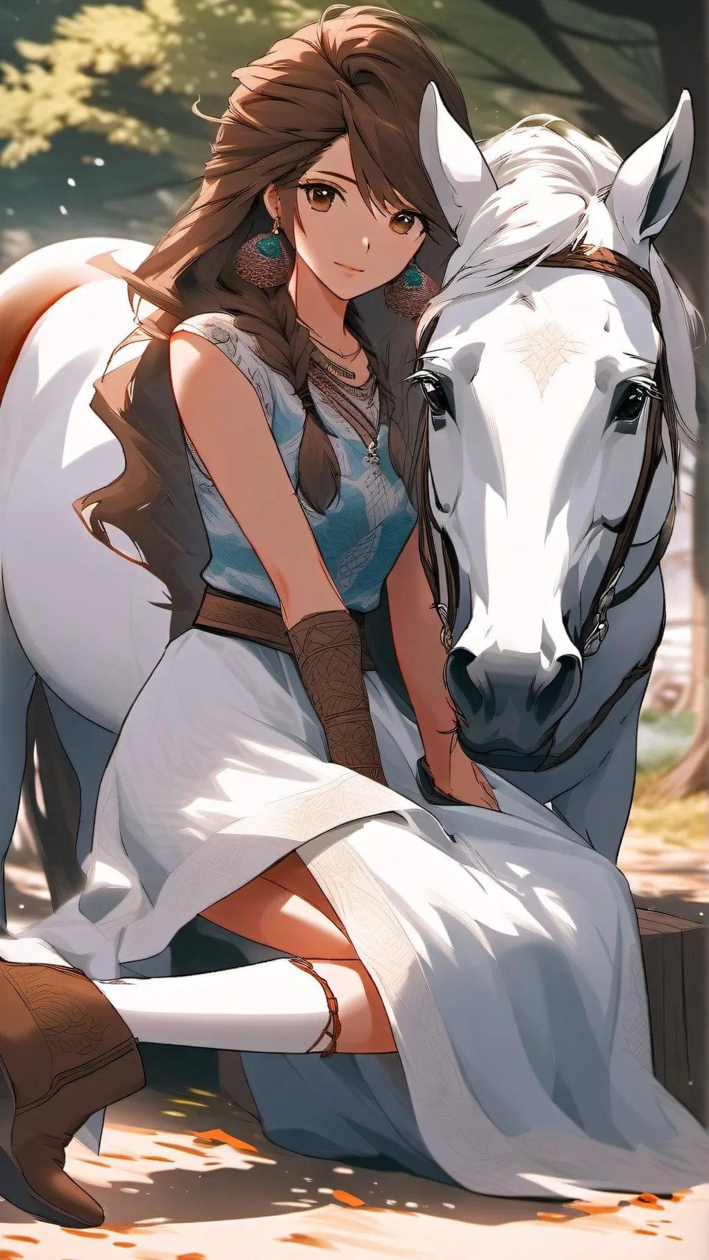 ai character: Vivian  background