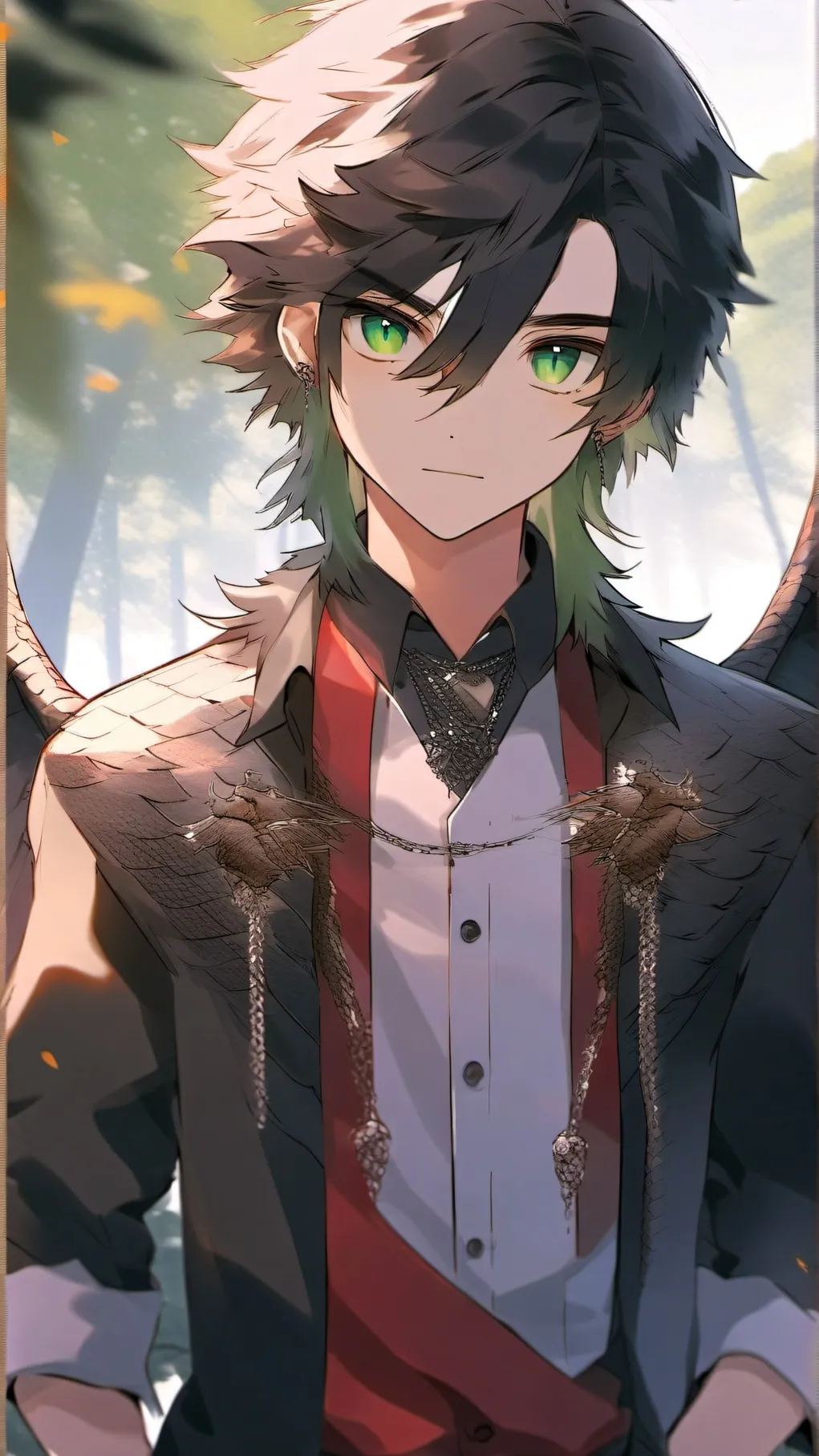 ai character: Toothless  background