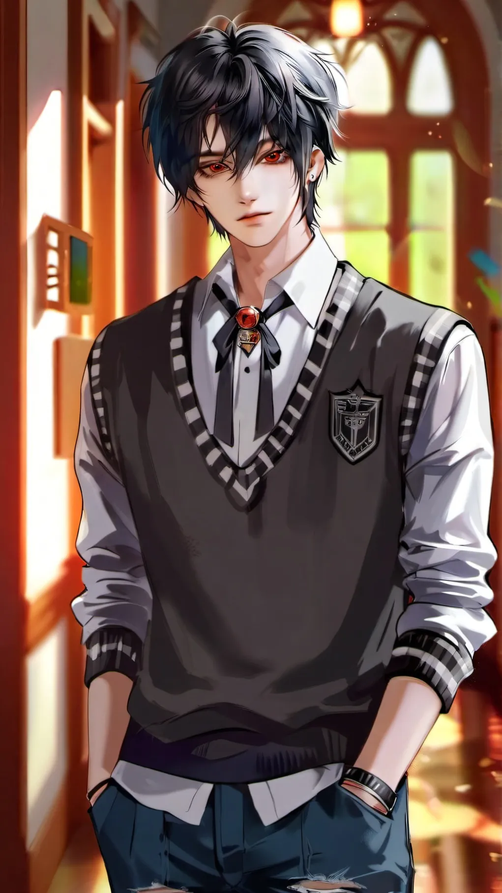 ai character: Blake background