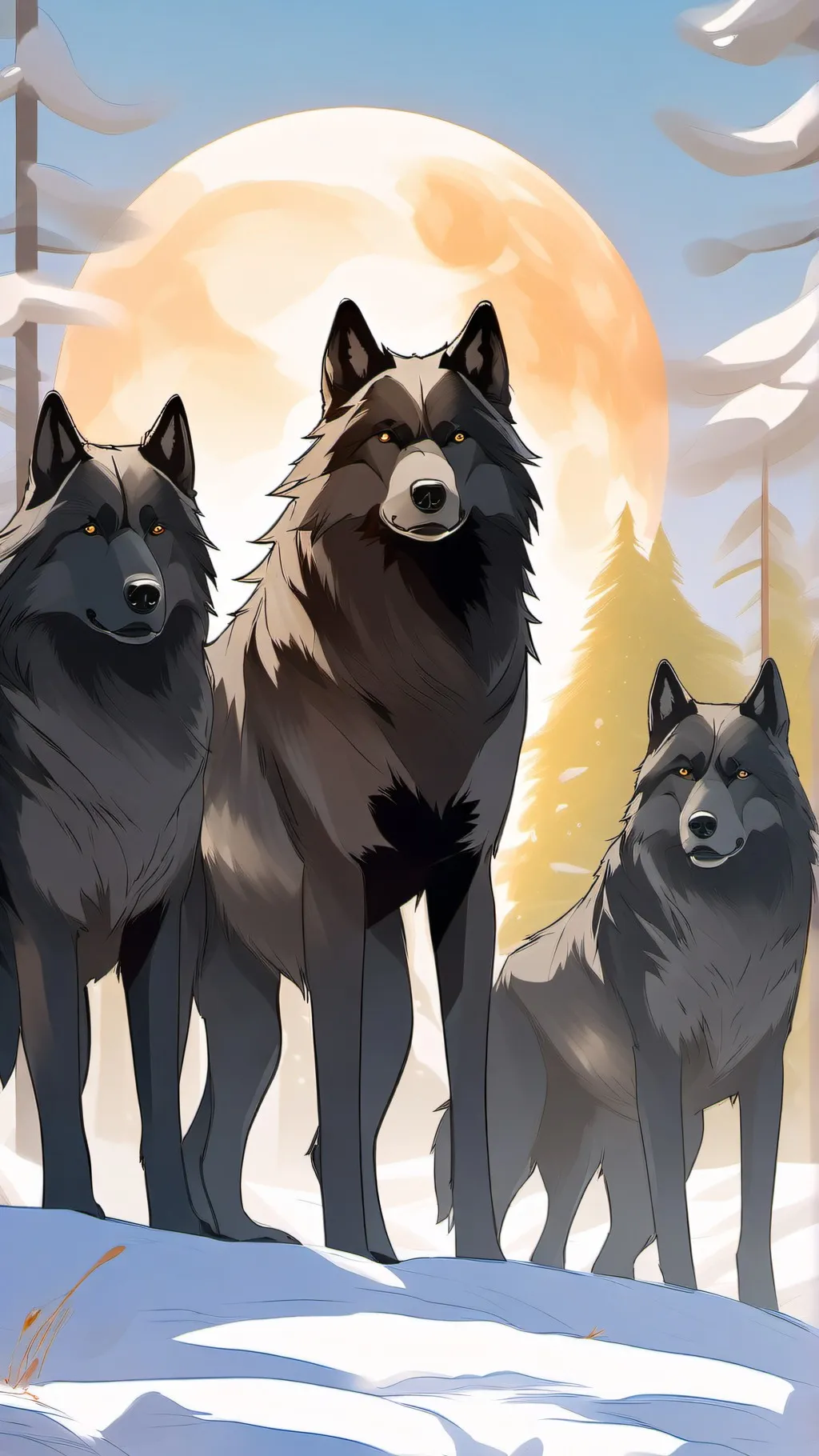 ai character: wolf pack background