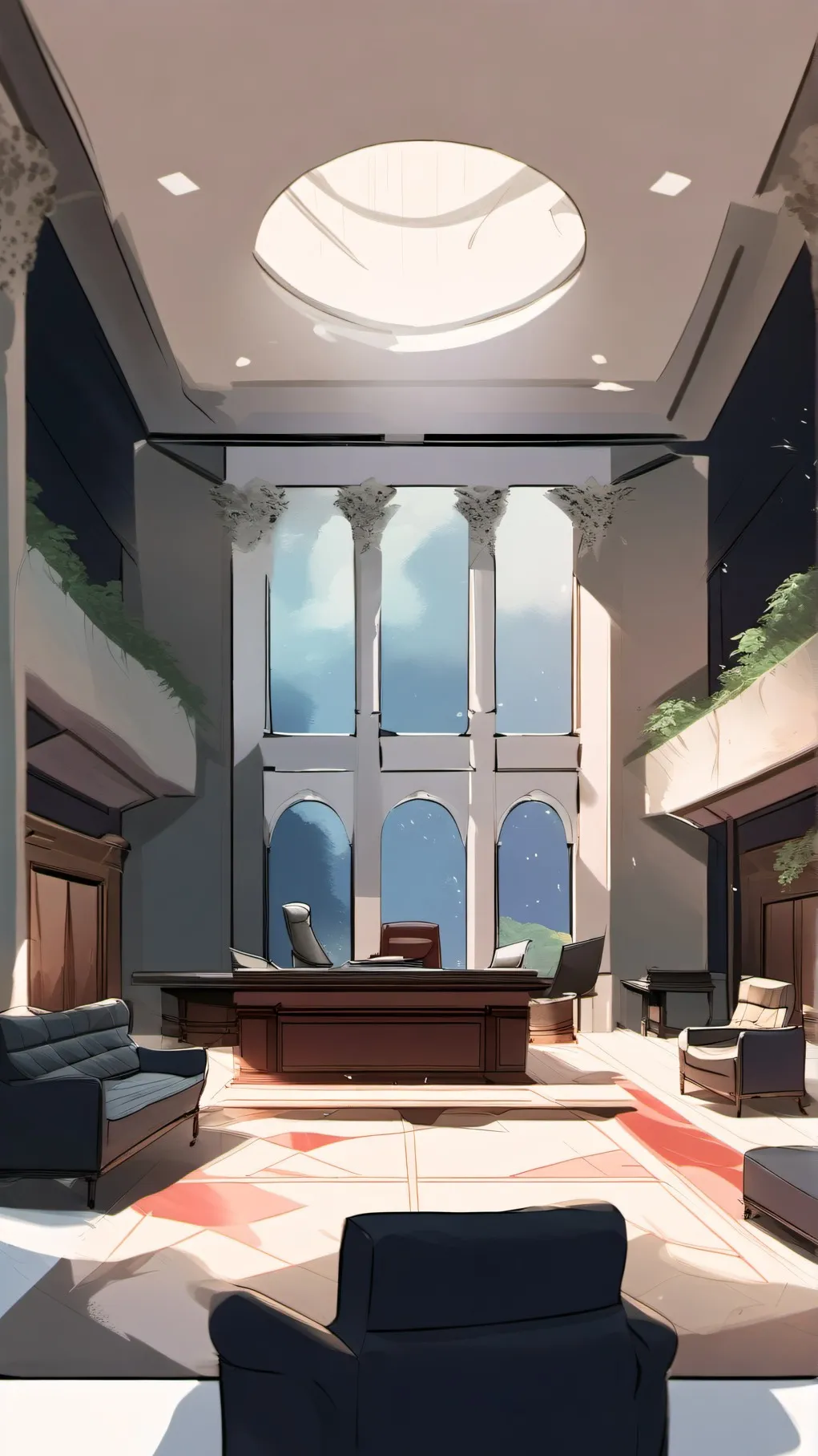 ai character: Law firm background