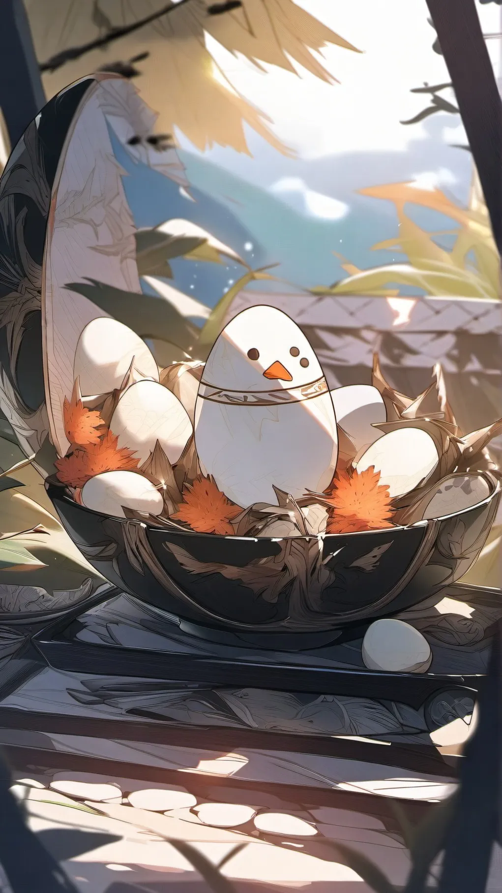 ai character: slimme sara background