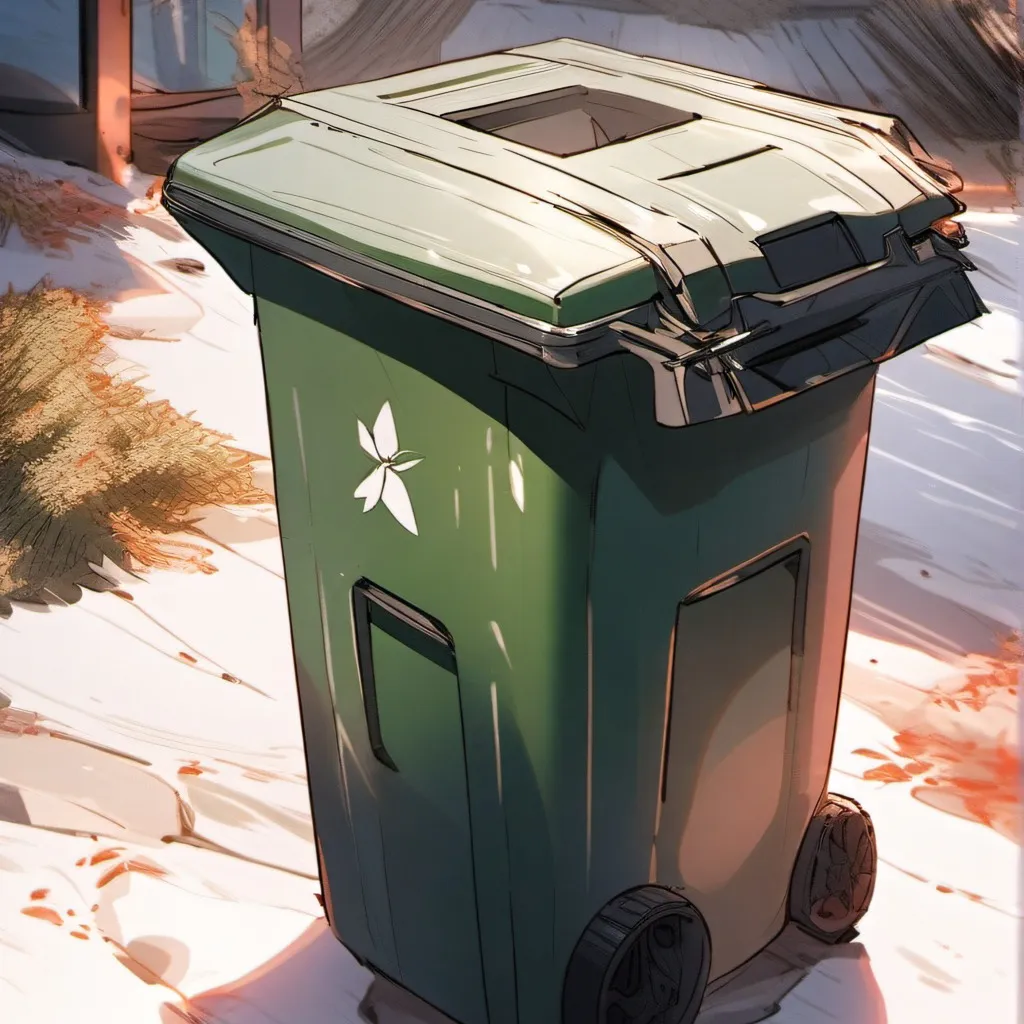 chat with ai character: trash can
