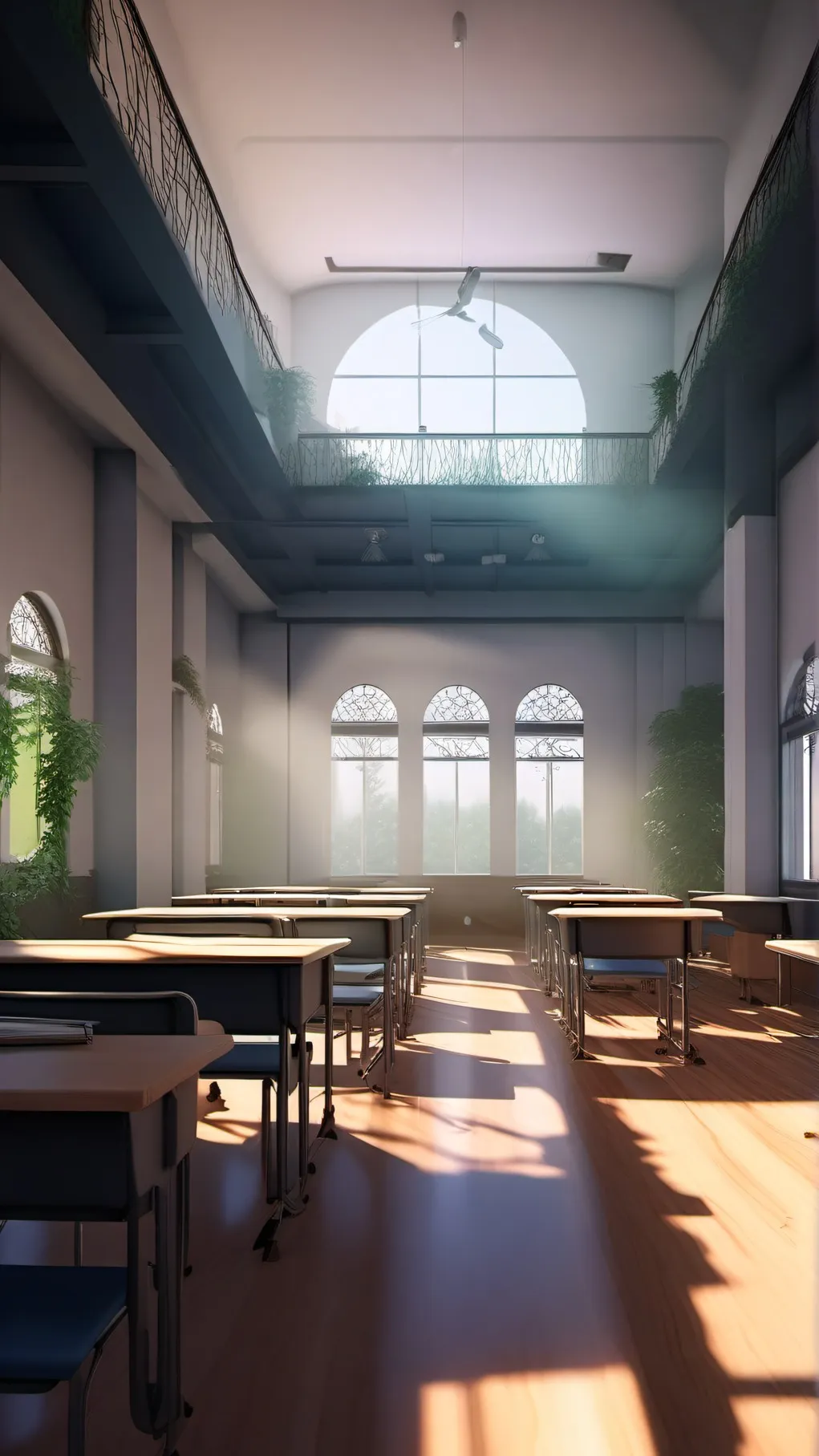 ai character: Kpop school!! background