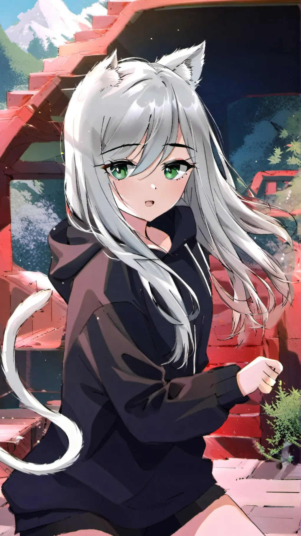 ai character: nally  background