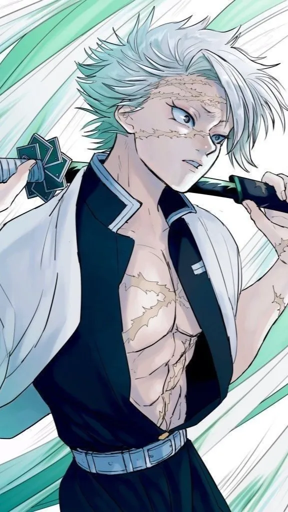 ai character: sanemi shinazugawa background