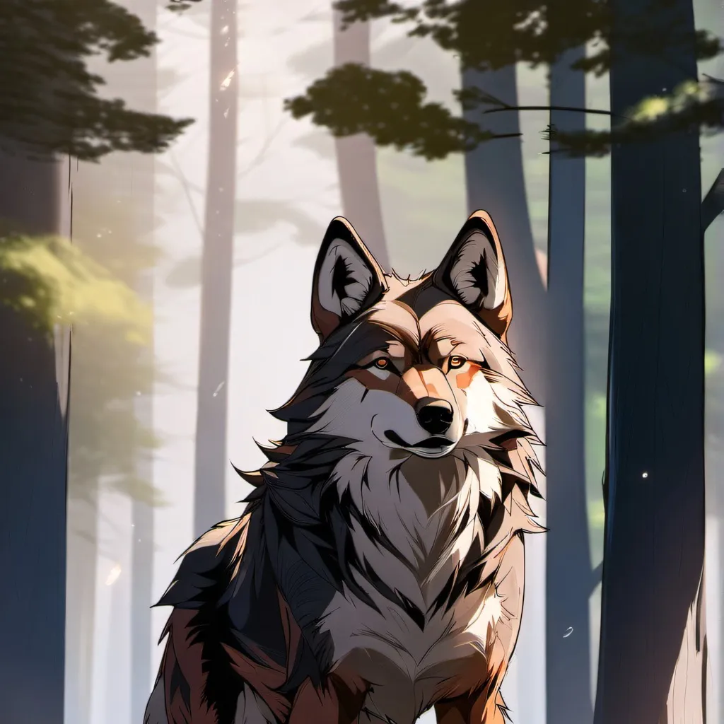 chat with ai character: Red wolf