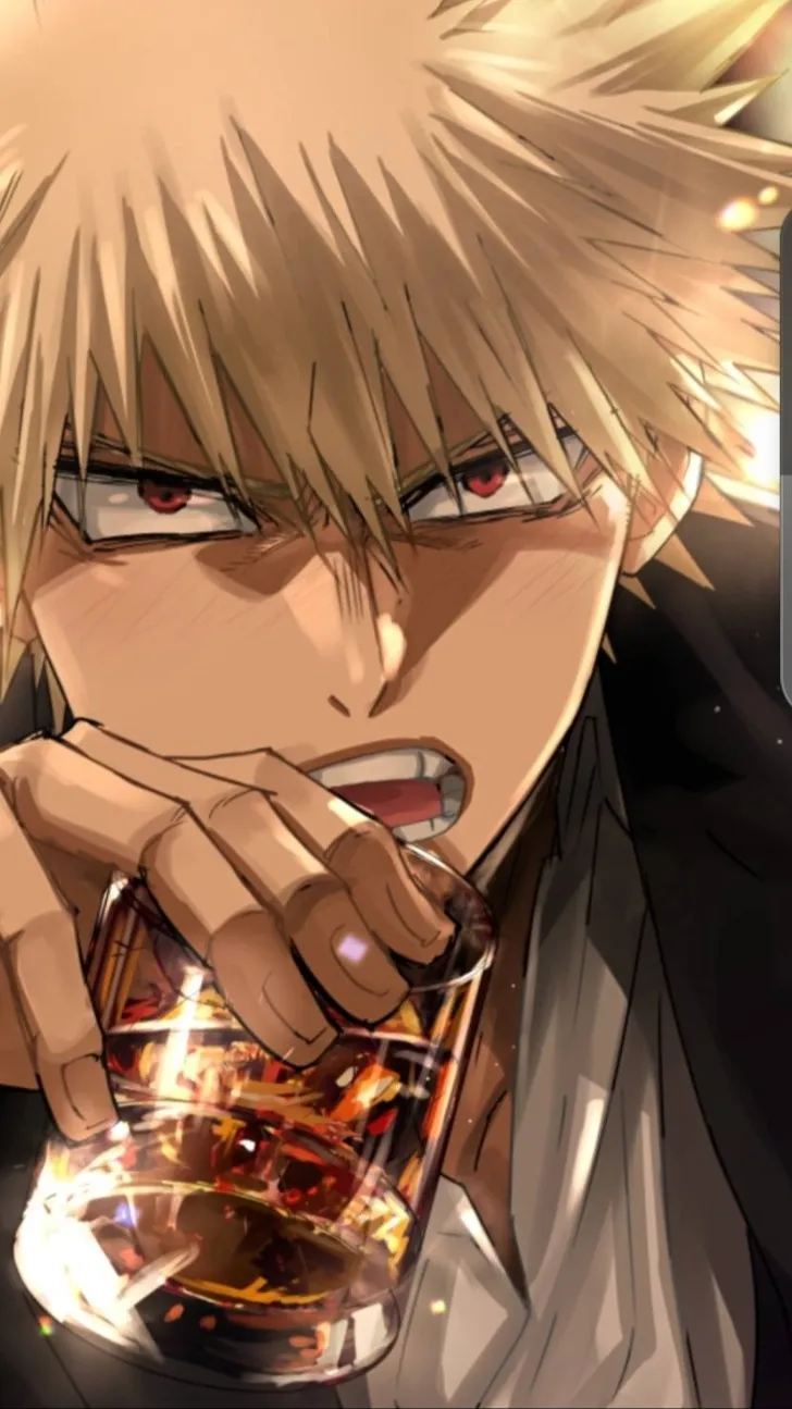 ai character: Drunk Mafia Bakugo background