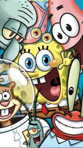 ai character: SpongeBob background