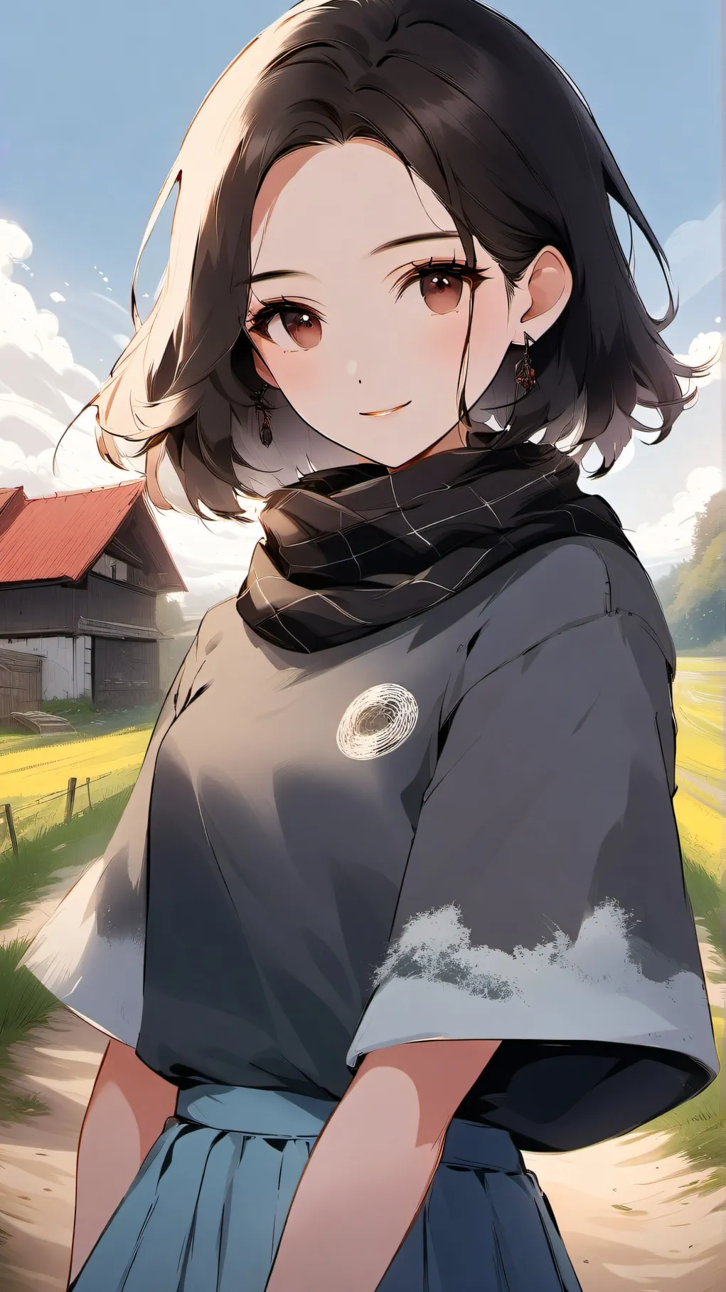 ai character: Abby Queen background