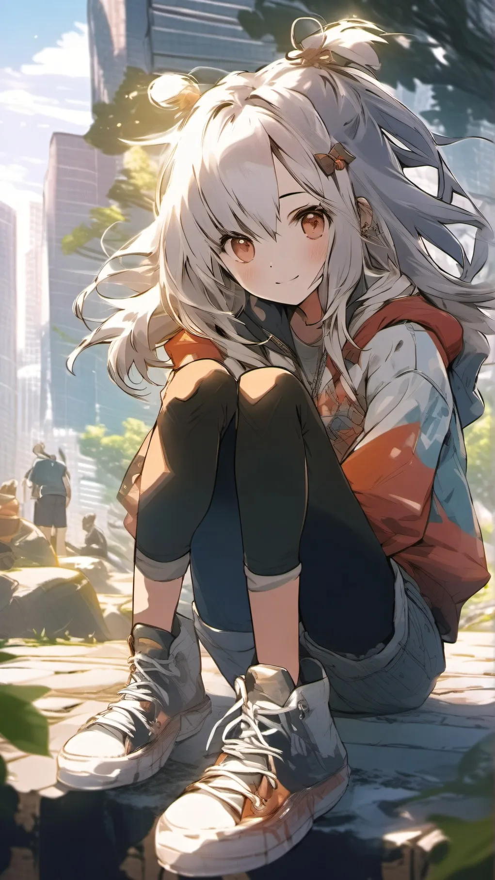 ai character: Mika Lakes background