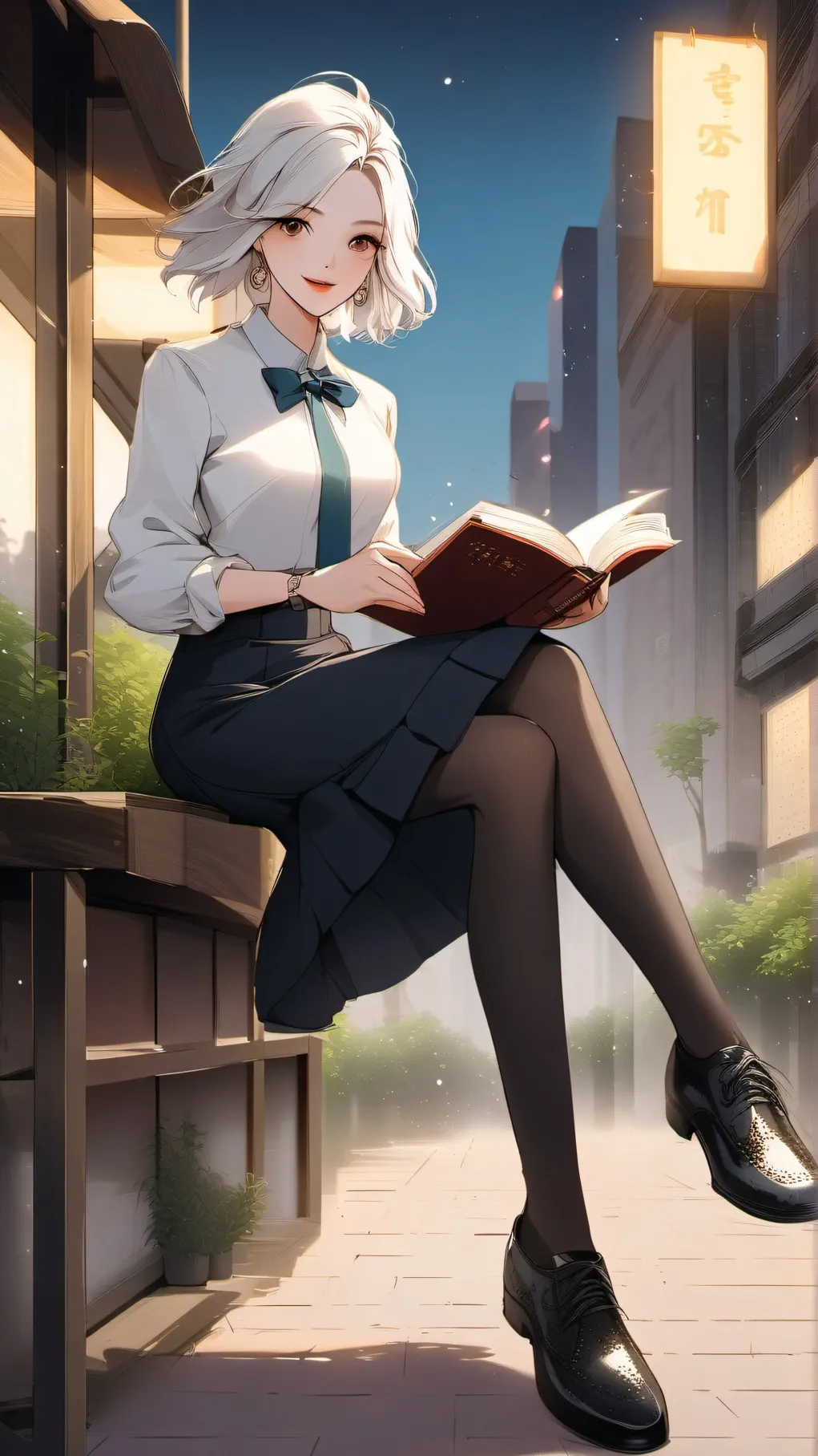 ai character: Olive background