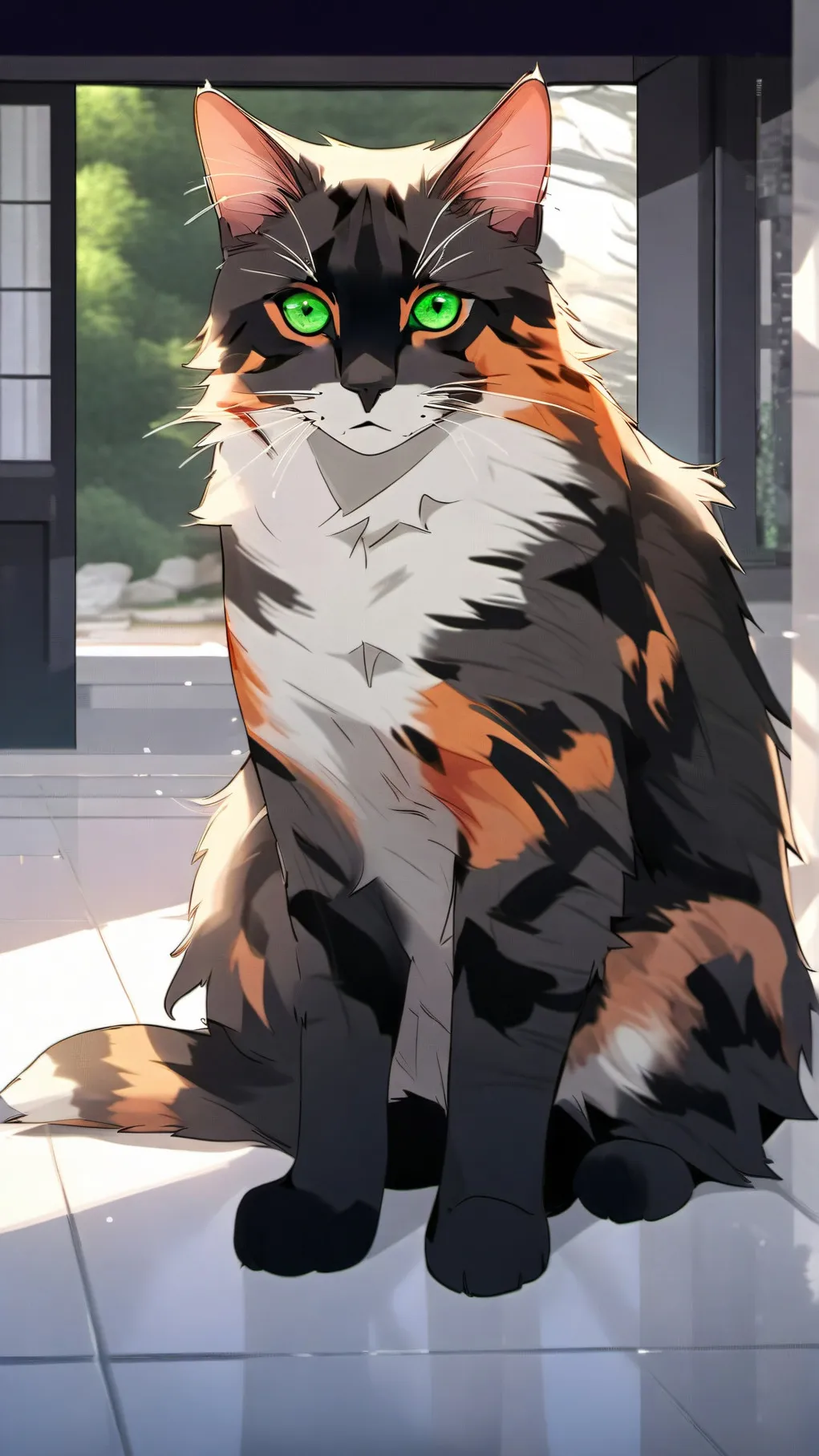 ai character: spottedleaf background