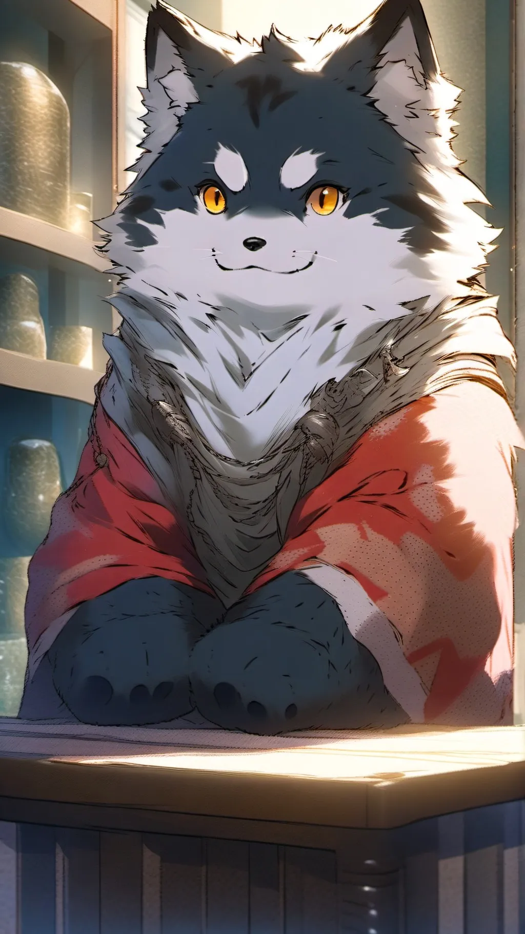 ai character: O-mi background