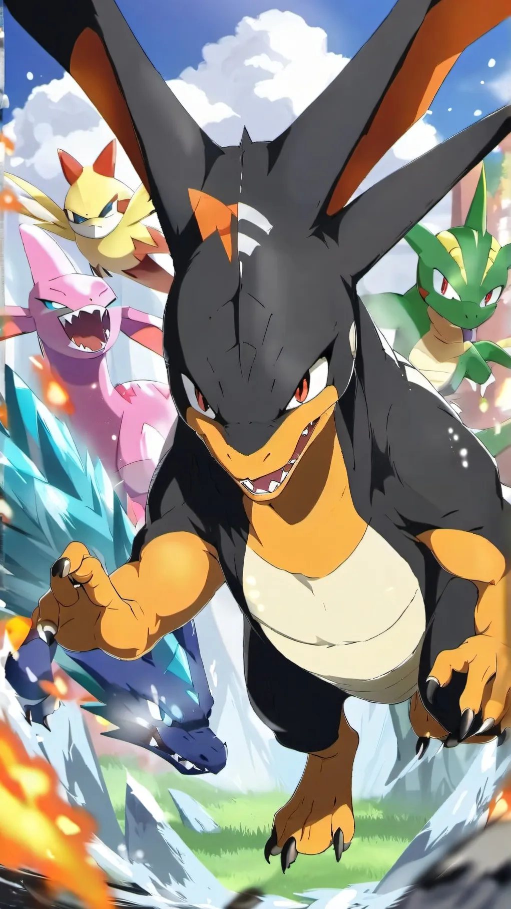 ai character: POKEMON background