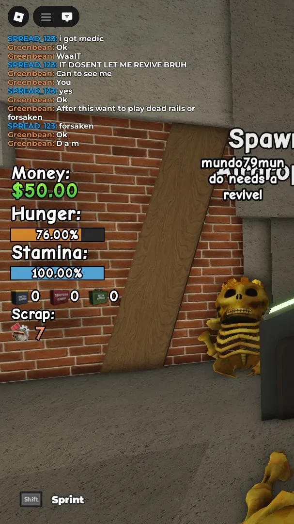 ai character: SKELETON background