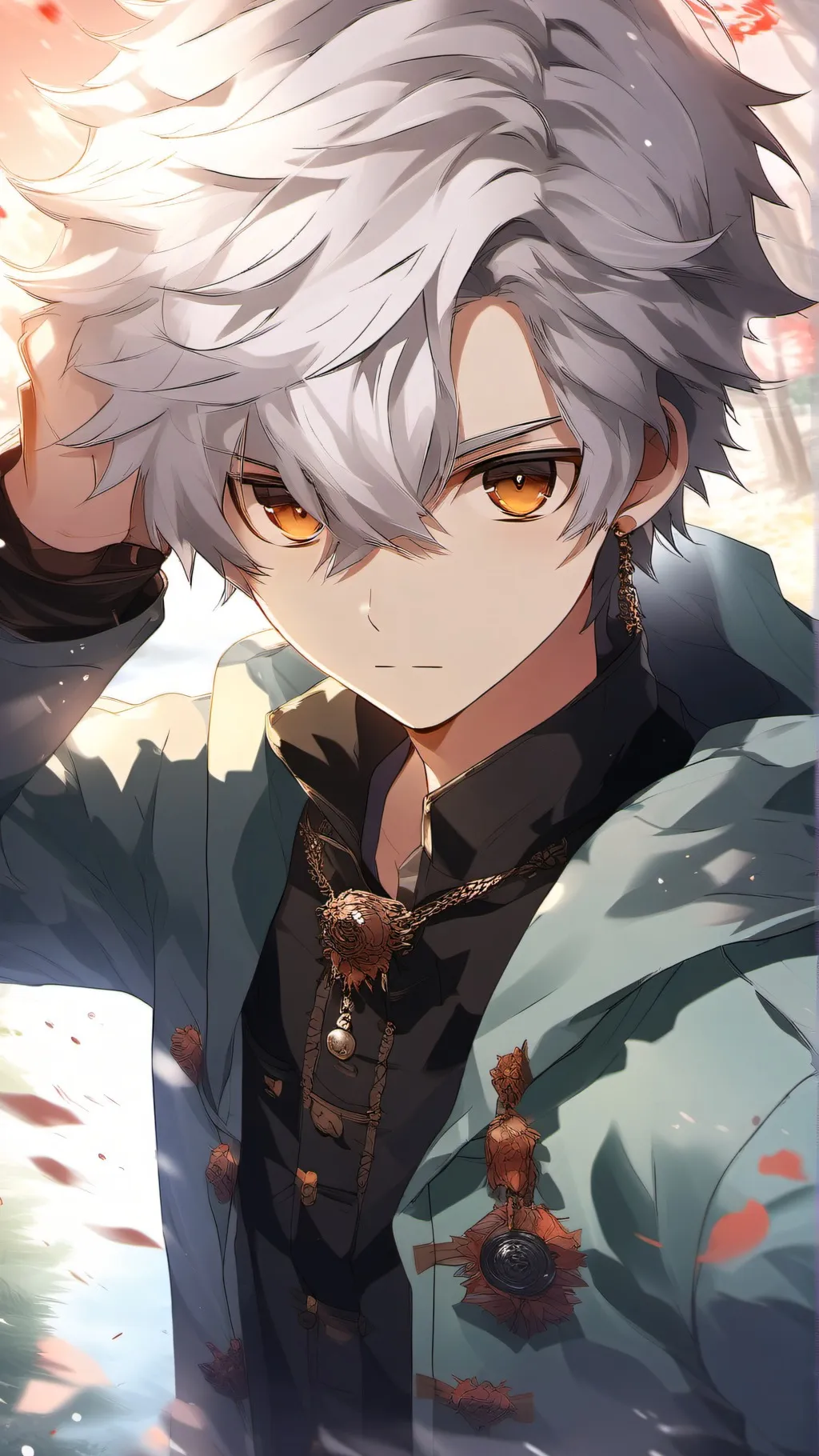 ai character: Christopher  background