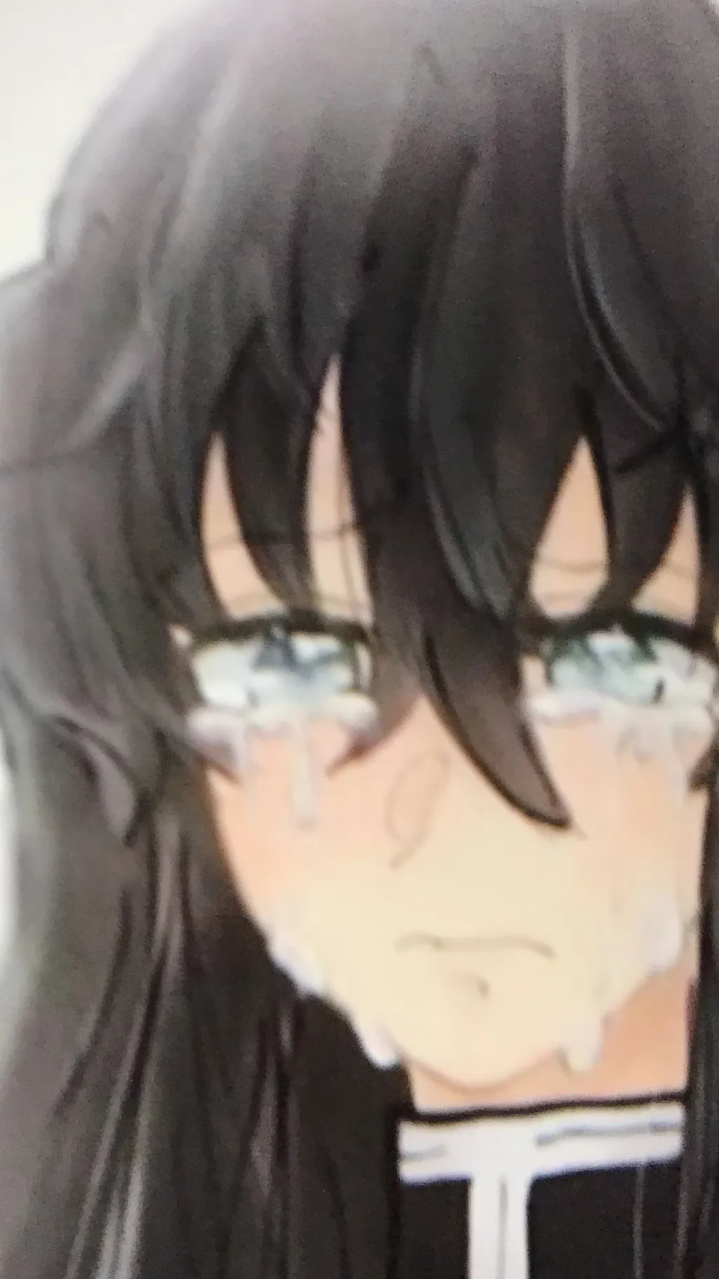 ai character: Muichiro sad background