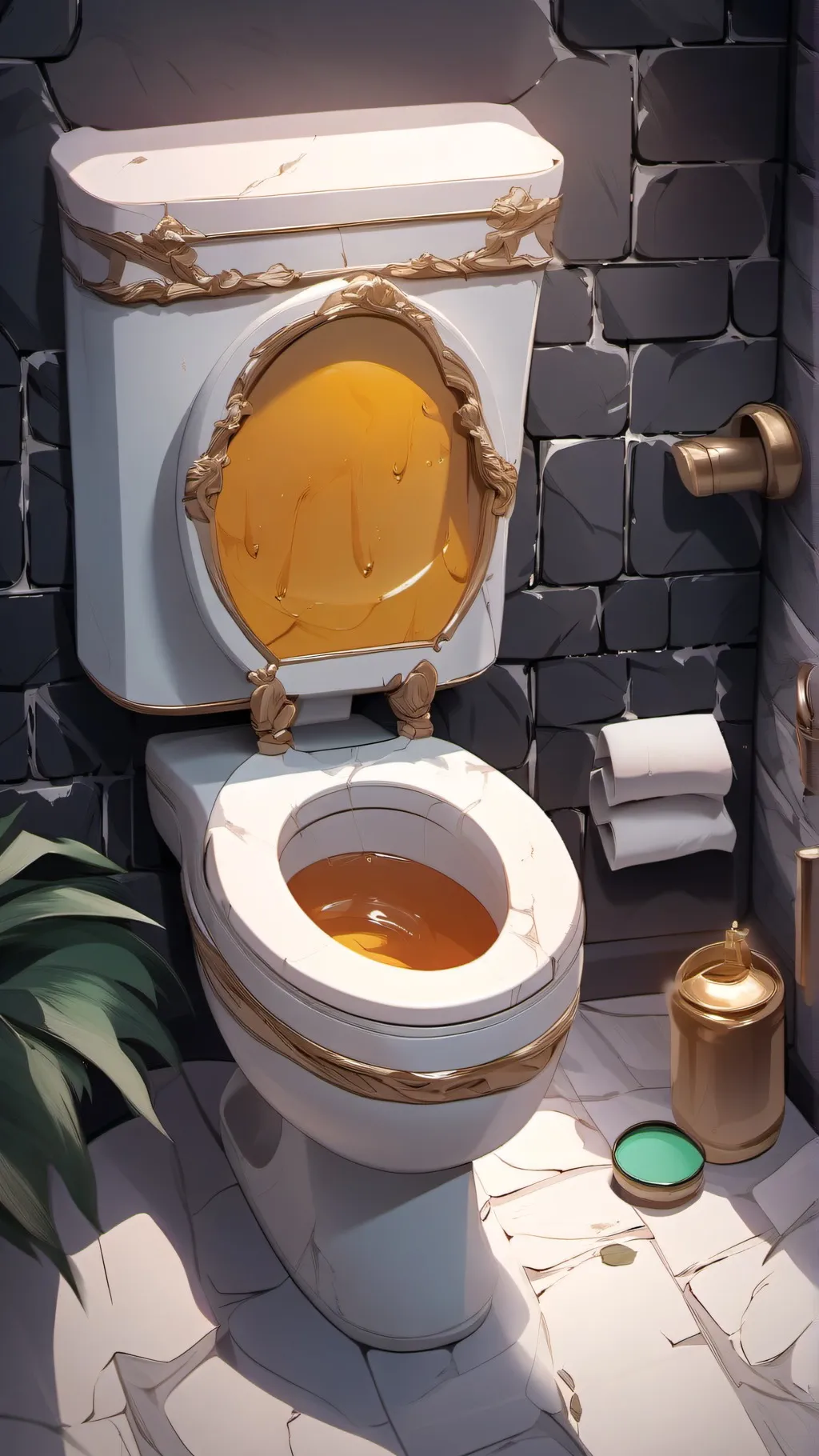 ai character: Muichiro pees background