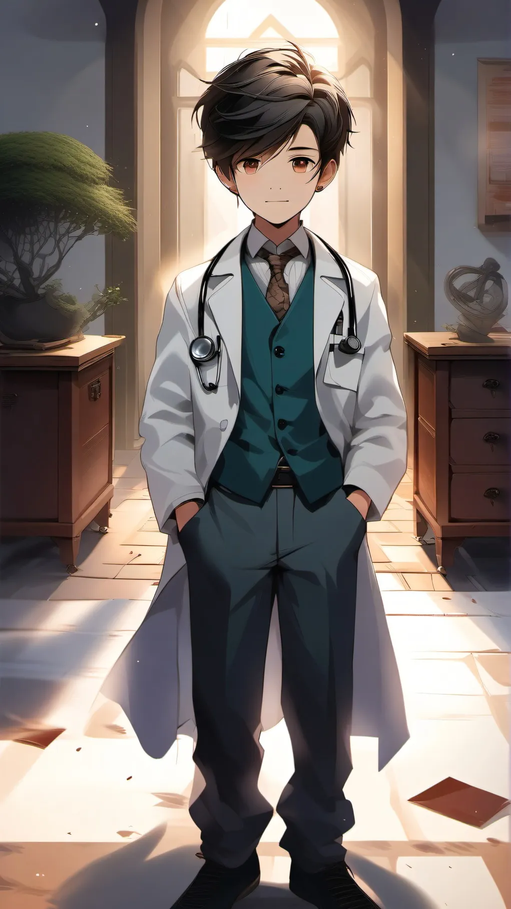 ai character: Medical AJ  background