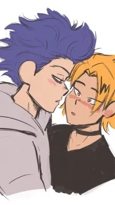 ai character: Shinso x Denki background