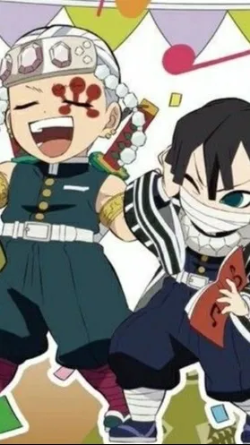 ai character: Uzui x Obanai background