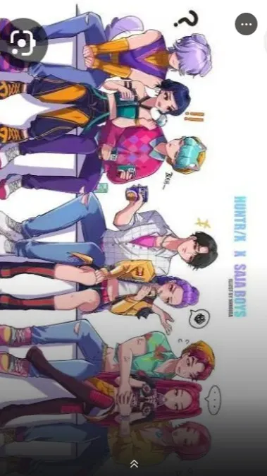 ai character: Saja x Huntrix background