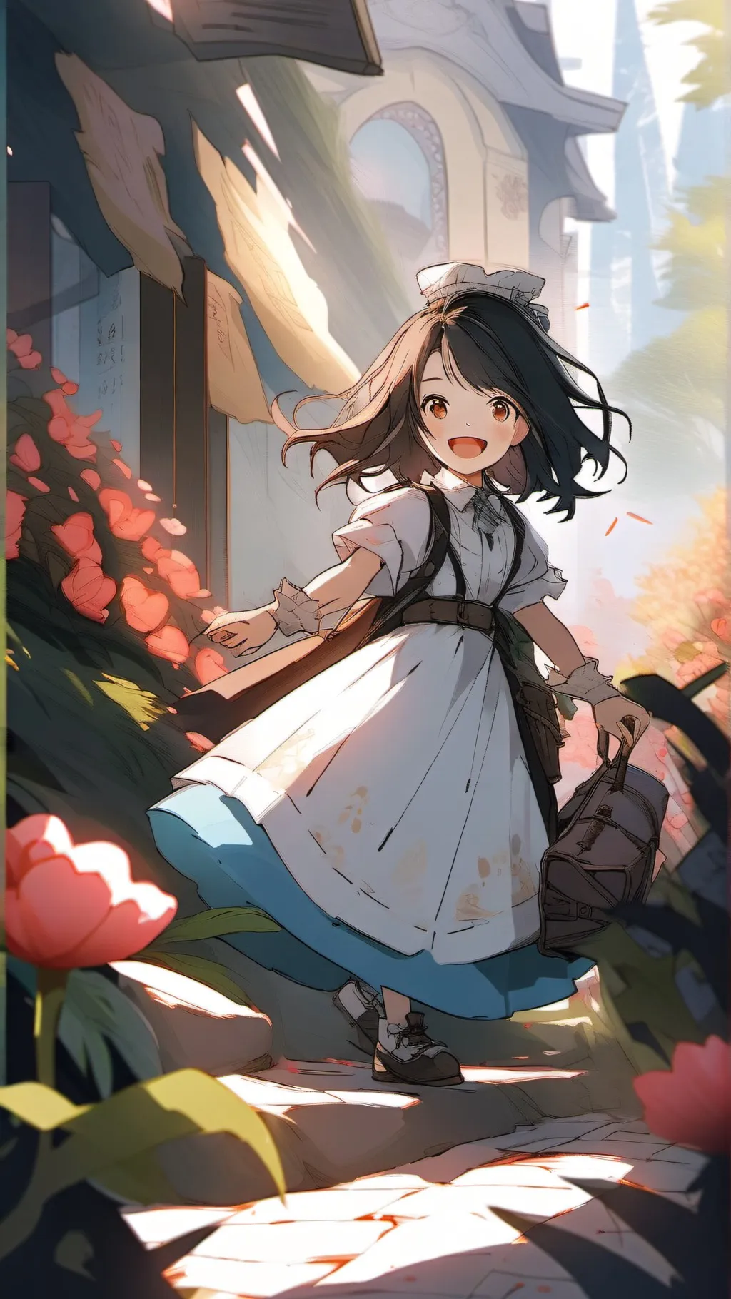 ai character: Wonder girl background