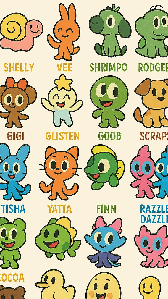 ai character: Dandy worms Au  background