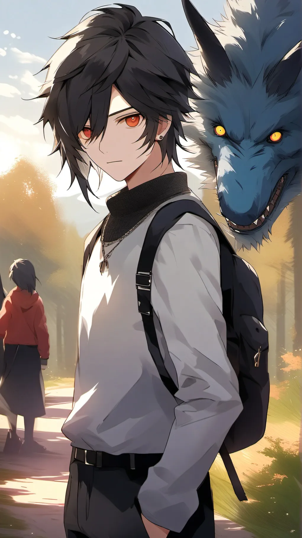 ai character: oogoboogo background