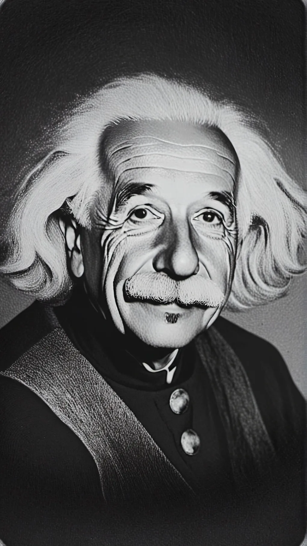 ai character: albert einstein background
