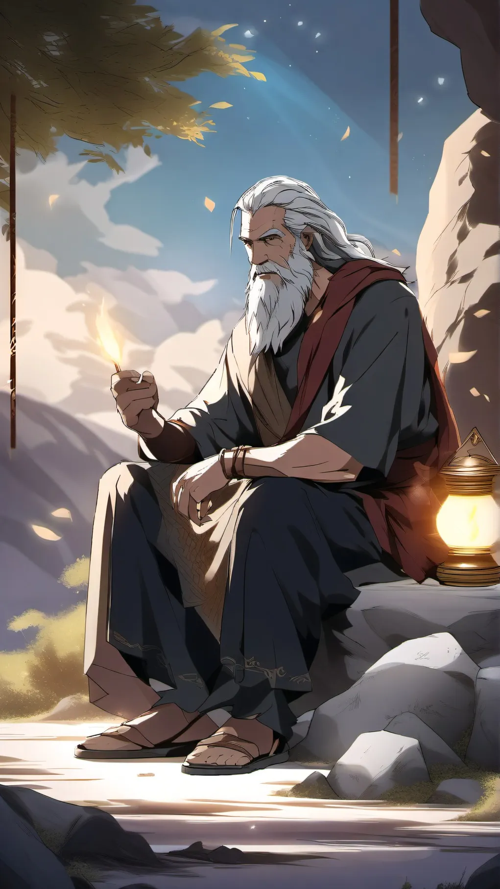 ai character: Stoic Advisor background