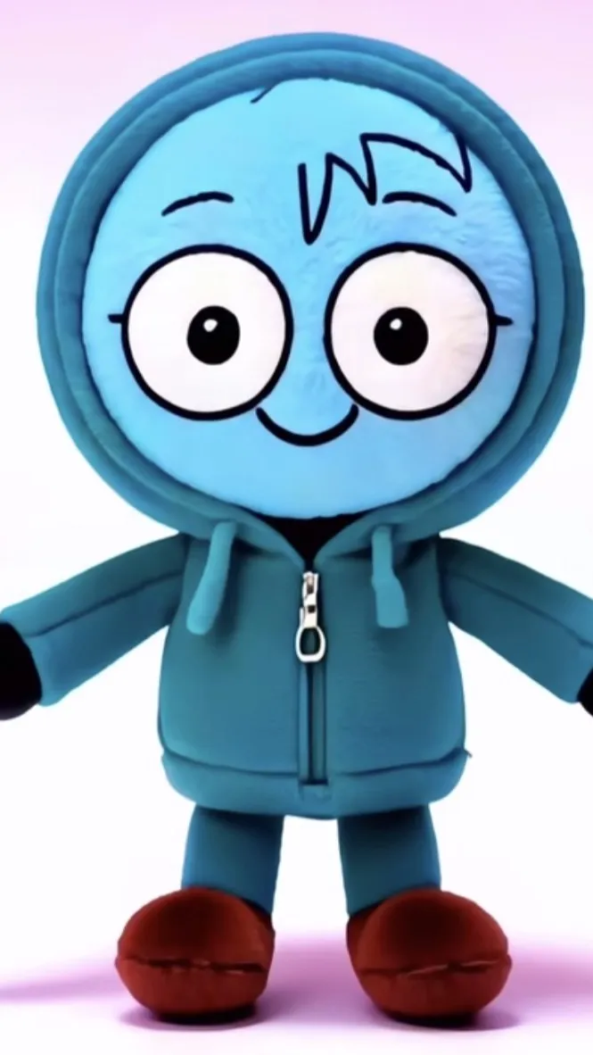 ai character: Plushy t background