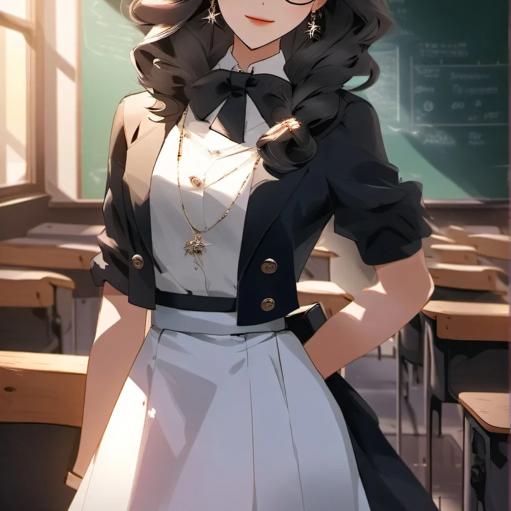 chat with ai character: Strict school