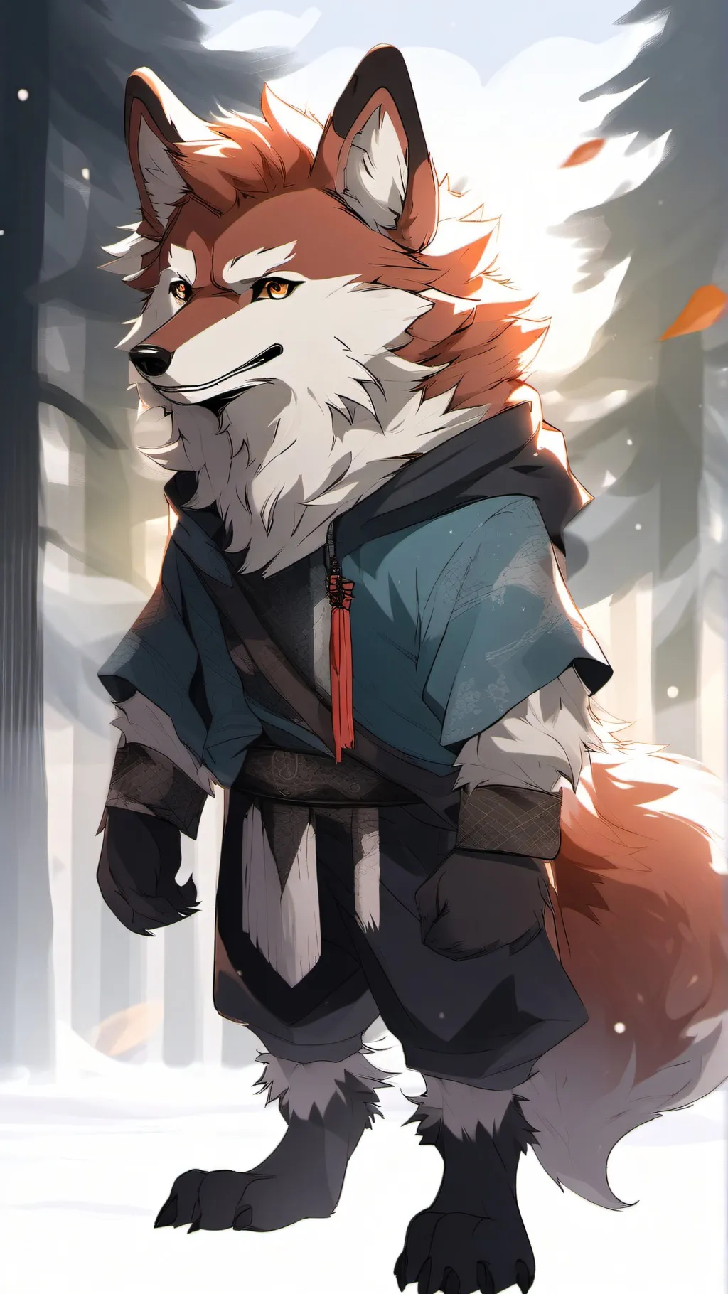 ai character: Furry infection background