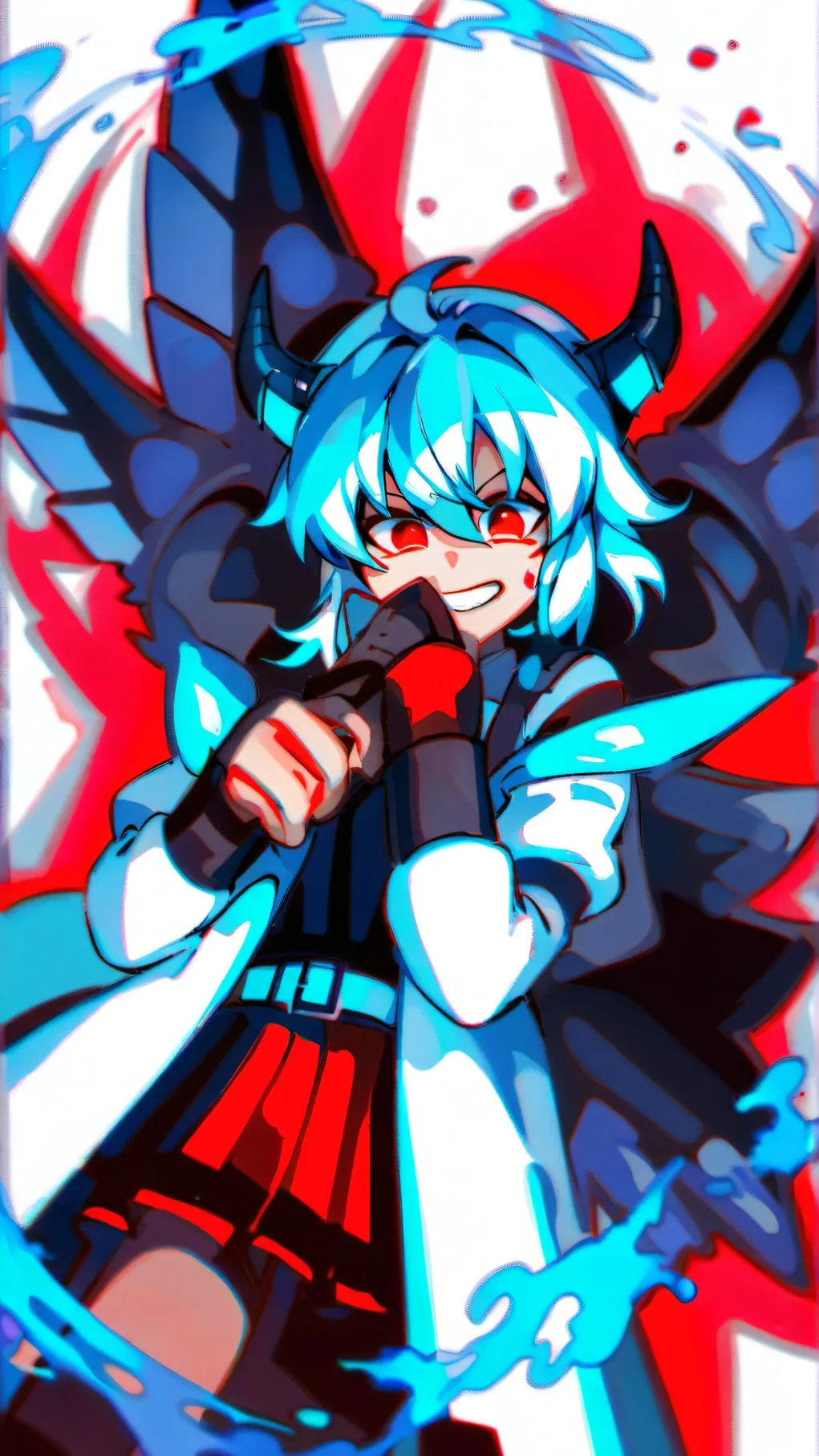 ai character: shadow milk cookie background