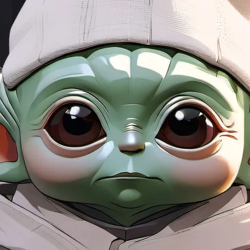 chat with ai character: baby Yoda snitch