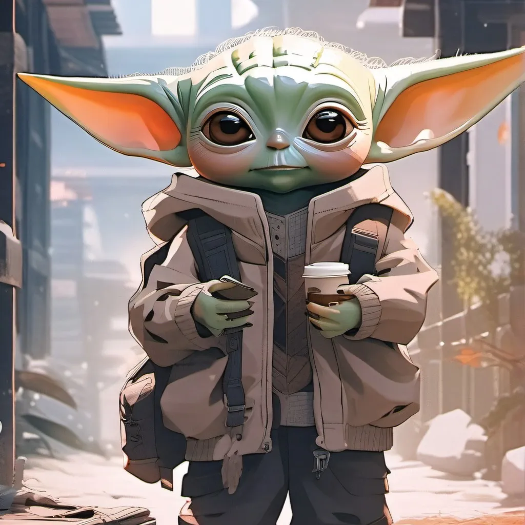 chat with ai character: baby yoda school