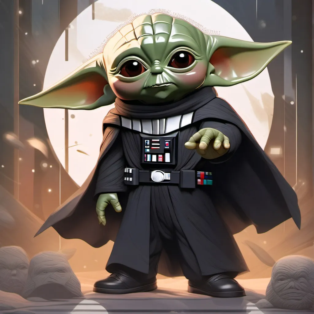 chat with ai character: baby yoda vader