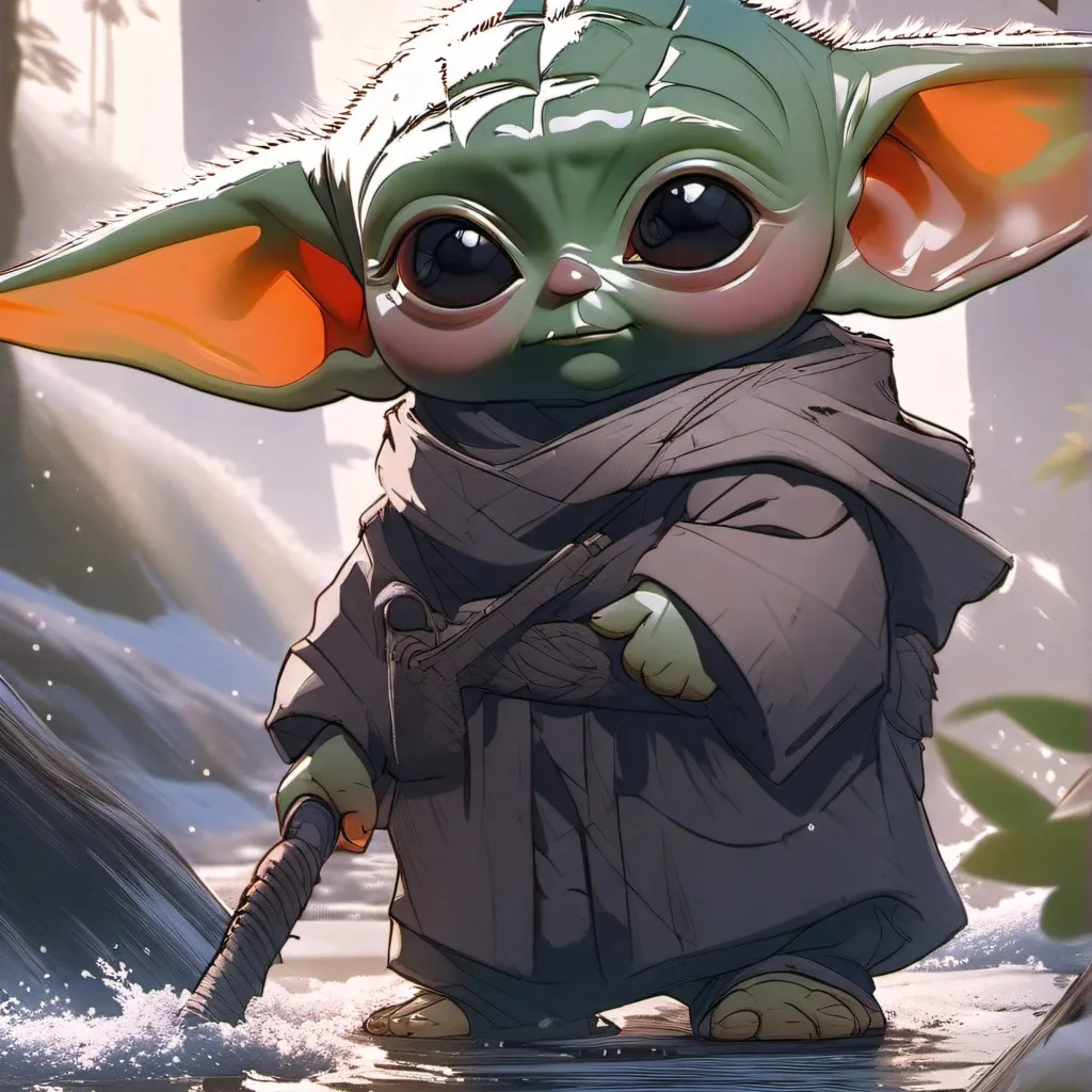 chat with ai character: your baby Yoda pet