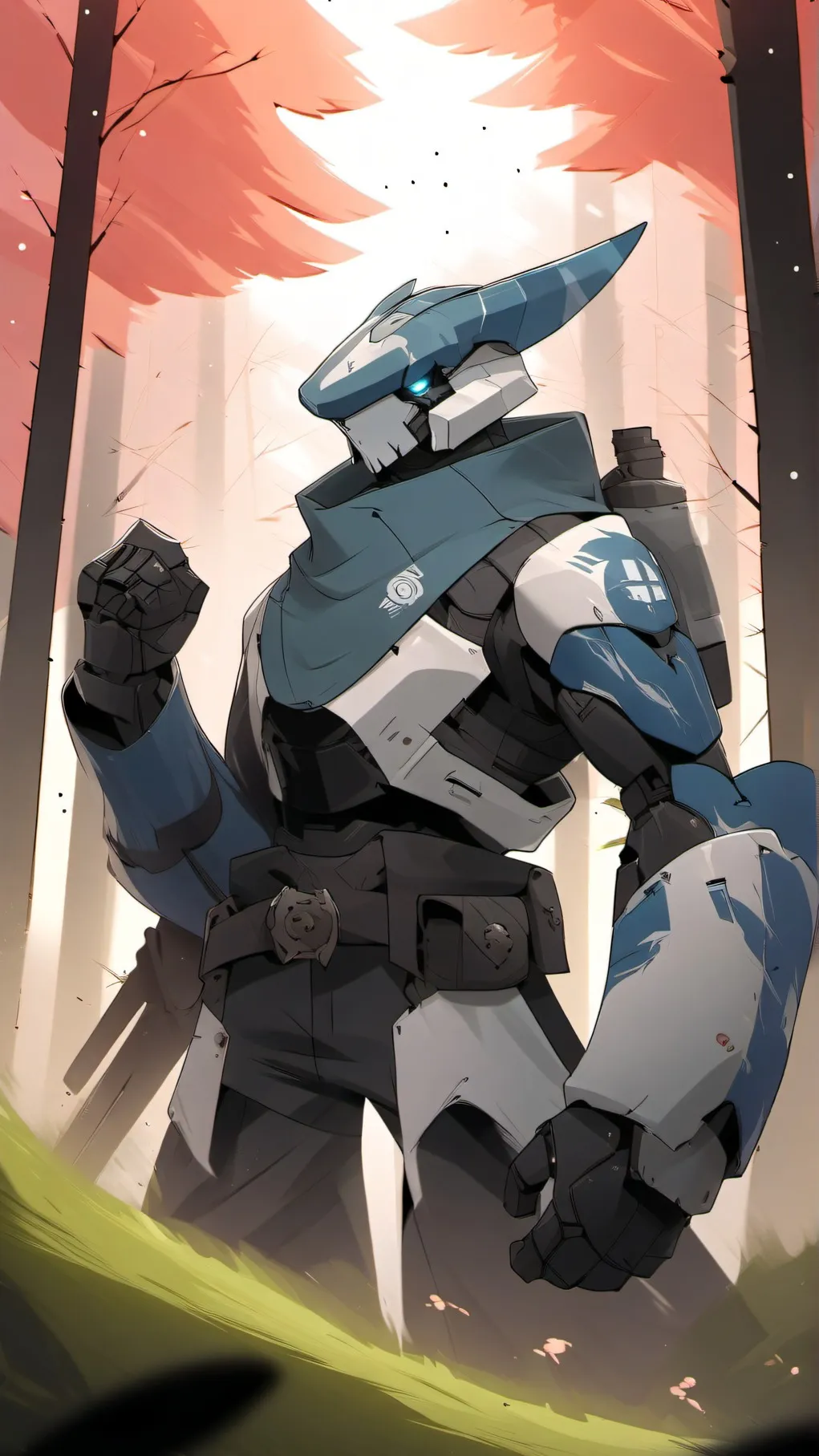 ai character: Robot bully background