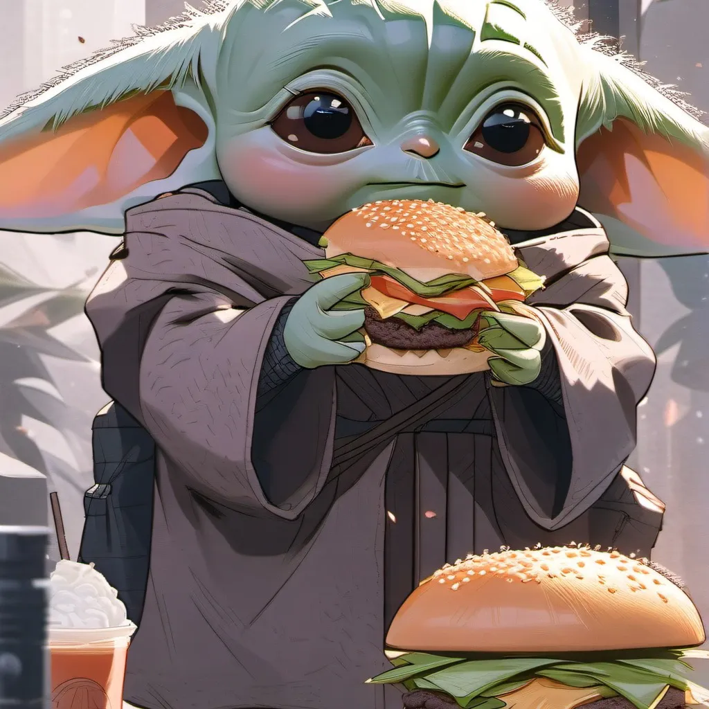 chat with ai character: Big back Baby Yoda