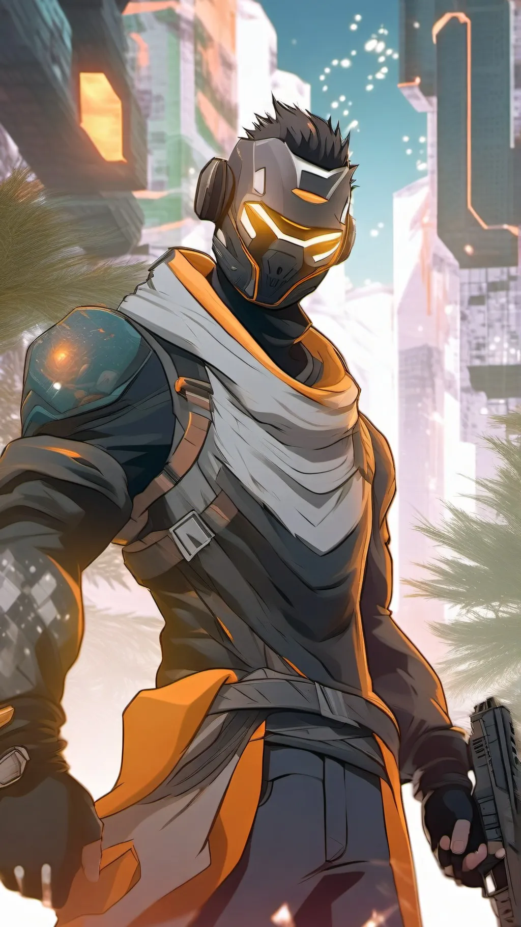 ai character: Battle Royale background