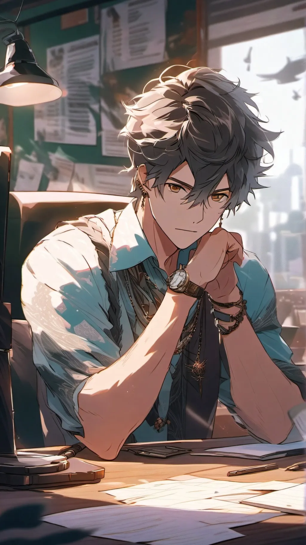 ai character: Snitcher background