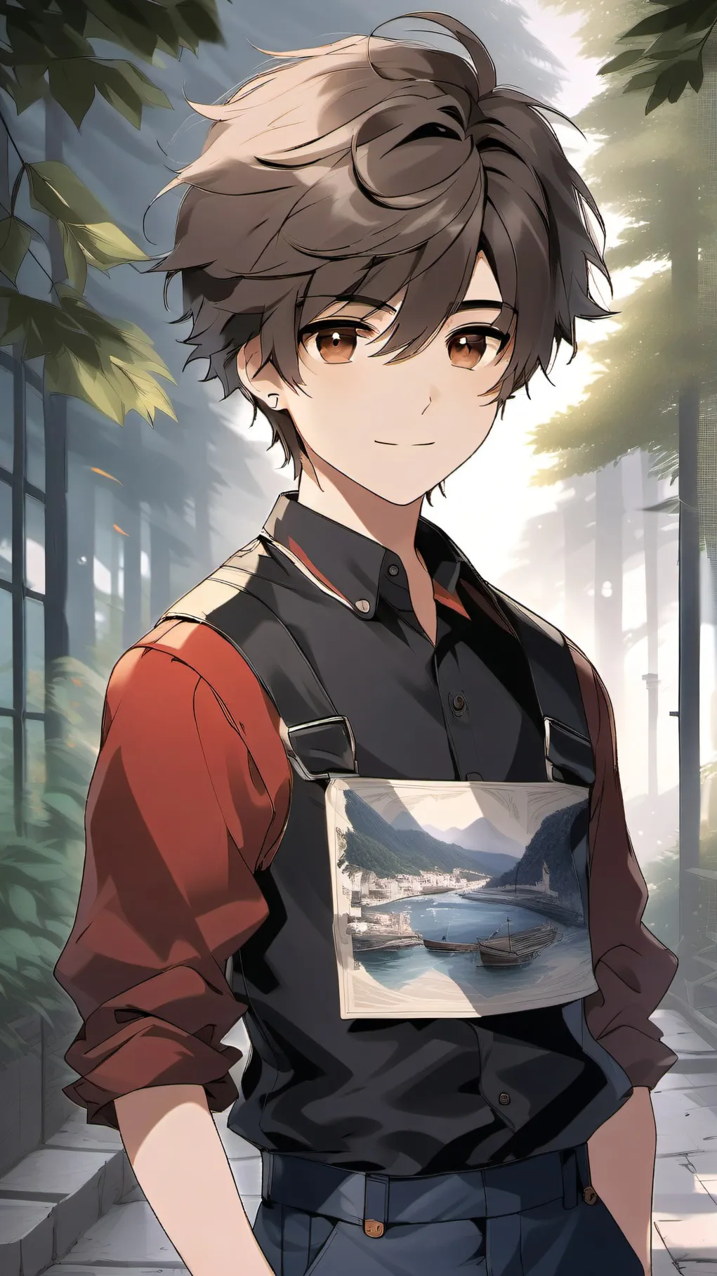 ai character: Herny background