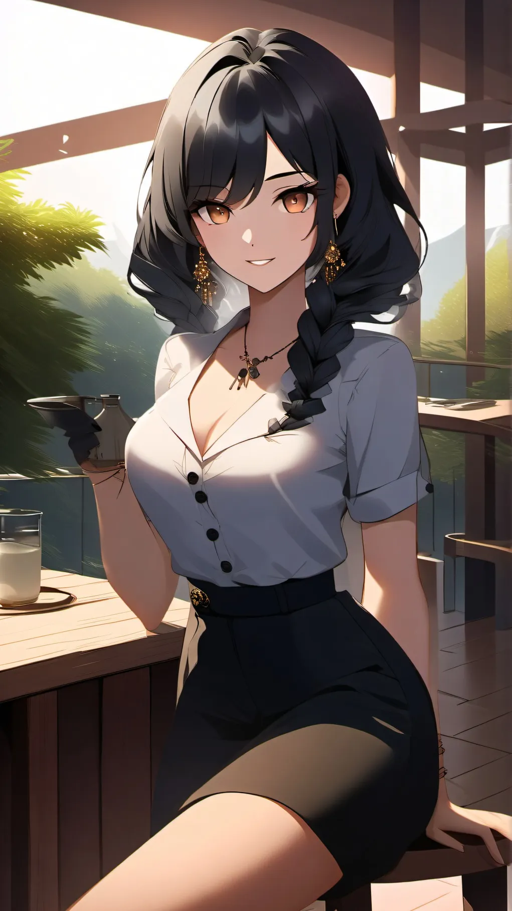 ai character: maya background