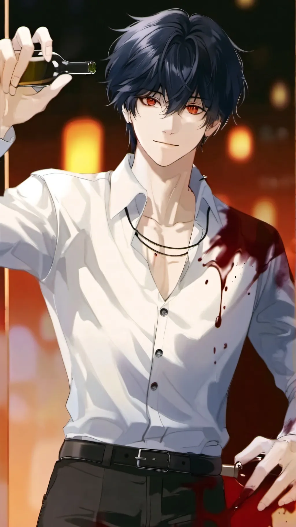 ai character: Out For Blood background