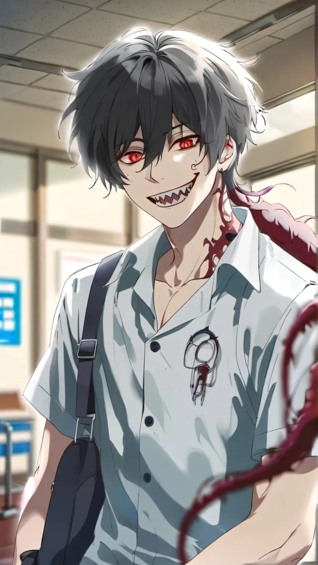 ai character: The Horror Hospita background